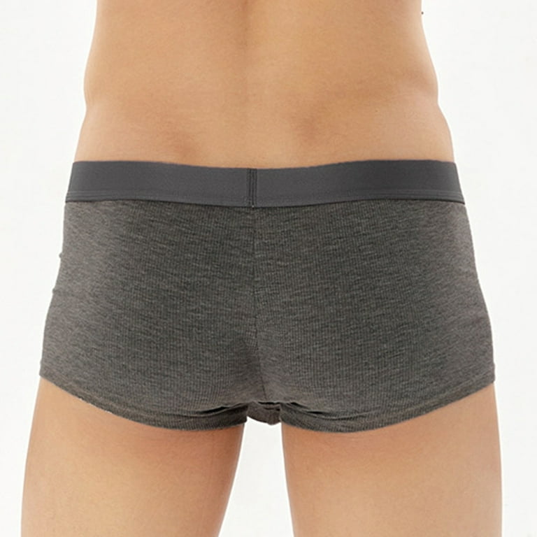 eczipvz Mens Underwear Men's Underwear Briefs Pack Enhancing Ball Pouch Low  Rise Bikini Briefs for Male,Grey 