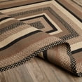 thumbnail image 4 of VHC Brands Jute Area Rug with Non-Skid Pad, Rectangular, Black & Tan, 60x96, 4 of 6