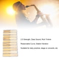 thumbnail image 4 of Professional Sax Reeds, Clear Sound Independent Clips Unfiled Design 2.5 Strength Bb Tenor Saxophone Reeds Rich Timbre 10PCS  for Beginner for Daily Practice, 4 of 7