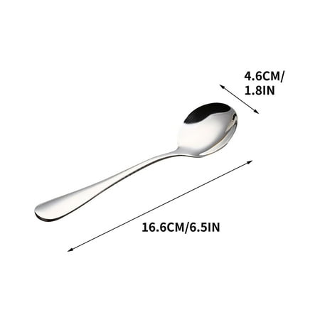 

1010 Handle Tableware Stainless Steel Spoon Coffee Spoon Fruit Fork Hotel Supplies Round Spoon Dining Spoon Children s Spoon