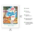 thumbnail image 2 of Blue Hawaii - Join Elvis Presley in a Paradise of Song - Vintage Film Movie Poster - Fine Art Matte Paper Print (Unframed) 18x24in, 2 of 4