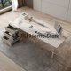thumbnail image 4 of Modern Acrylic Office Desks County Float Design Household Study Computer Office Desks Bureau Meuble Working Equipment QF50OD My Lux Decor Round, 4 of 7