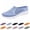 Light Blue, variant on longantii Orthopedic Dress Shoes for Women Arch Support Non Slip Slip on Running Shoes Lightweight Mesh Stretch Work Shoes Soft 2026 Foam Shoes Purple