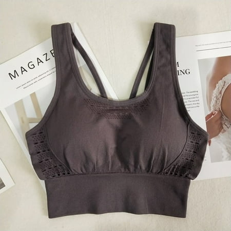 

Women’s Quick-Drying Yoga Fitness Sport Underwear Hollow Vest Bra