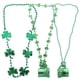 thumbnail image 1 of St Patrick's Day Accessories Green Plastic Necklaces for Decoration 3 Pieces, 1 of 3