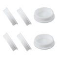 thumbnail image 1 of Uxcell 6 Pcs Tapón de Silicona en Forma de T, Diámetro 50 mm/1.97 Pulgadas, Tapón de Silicona Reutilizable Impermeable, Tapón Redondo de Sellado para Equipos de Tuberías, Blanco, 1 of 7