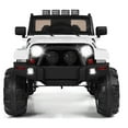thumbnail image 5 of Costway 12V Kids Ride On Truck Car w/ Remote Control MP3 Music LED Lights White, 5 of 9
