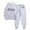 White, variant on Track Suits for Women Set Fall Winter Graphic Hoodie and Jogger Sweatpants 2 Piece Matching Sweatsuit Lounge Set
