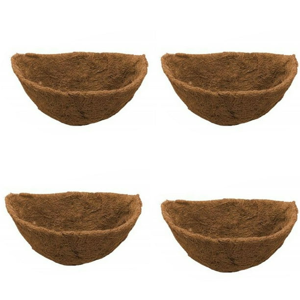 Cesta De Fibra De Coco Revestimiento De Repuesto De Fibra De Coco Redondo Para Cestas De Macetas Para Colgar En La Pared Advancent HA046240-03