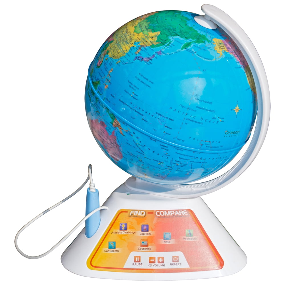 edu science interactive globe with smart pen