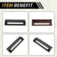 thumbnail image 6 of Unique Bargains 1 Set Interior Door Handle Cover Trims for Ford F-150 2015-2020 Inside Door Handle Cover Protector Carbon Fiber ABS Black, 6 of 6