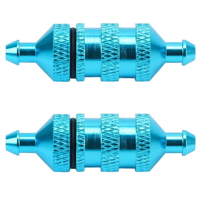 2X 1/8 1/10 Repuestos RC Modelo de Coche Filtro de Combustible Nitro para HSP 02156 94122 94188, Azul