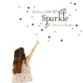 thumbnail image 4 of She Leaves a Little Sparkle Girls Room Vinyl Wall Decal Sticker Inspirational Quote with Stars, 4 of 4