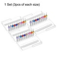 thumbnail image 4 of Uxcell 1/8" Shank 0.3mm-1.2mm Tungsten Carbide CNC Engraving PCB Drill Bits Set 30 Pack, 4 of 6