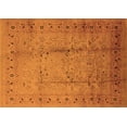 thumbnail image 1 of Ahgly Company Indoor Rectangle Oriental Orange Industrial Area Rugs, 3' x 5', 1 of 4