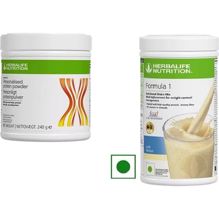 Herblife Nutrition Shake Mix kulfi 500g with Personalized Protein Powder(200g)
