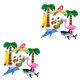 thumbnail image 4 of Soidarity Fiesta hawaiana globo inflable Tropical cumpleaños Props fiesta juguete Type1 NO1, 4 of 6