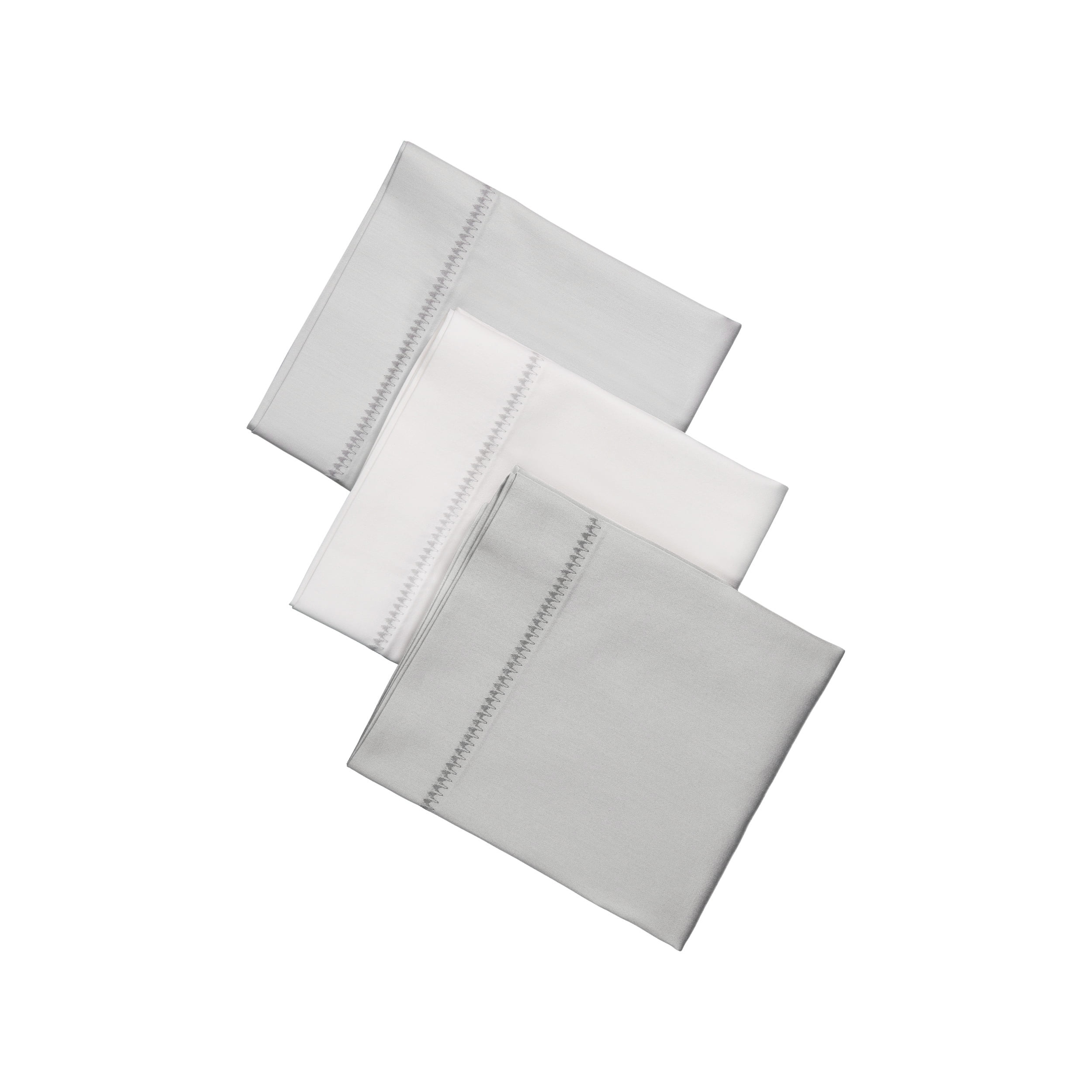 USA Pima Solid White Cotton Sateen Sheet Set, Queen