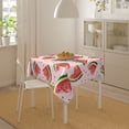 thumbnail image 4 of Wukai Hand Drawn Watermelon Waterproof Tablecloth for Kitchen Dining, Fits Square Tables for 2-4 Seats -54"x54", 4 of 7