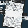 thumbnail image 3 of EntireFlight - Aviation Pilot Kneeboard VFR Black with Structured Notepad, Pilot Gear & Flight Bag Accessory, Airplane Grade Aluminum, Elastic Knee Strap & Pen Included for Pilots, 3 of 6