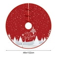 thumbnail image 3 of YOHAVEN Christmas Tree Skirt, Sparkling Sequin Holiday Décor, Versatile Skirt for Christmas Trees, Office & Home Décor, Adds Glamour to Holiday Gifts & Tree Decorations, 3 of 5