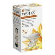 Himalayan Neti Pot Porcelain Neti Pot To Remove Excess Mucus, 30 sachets, 2 Pack
