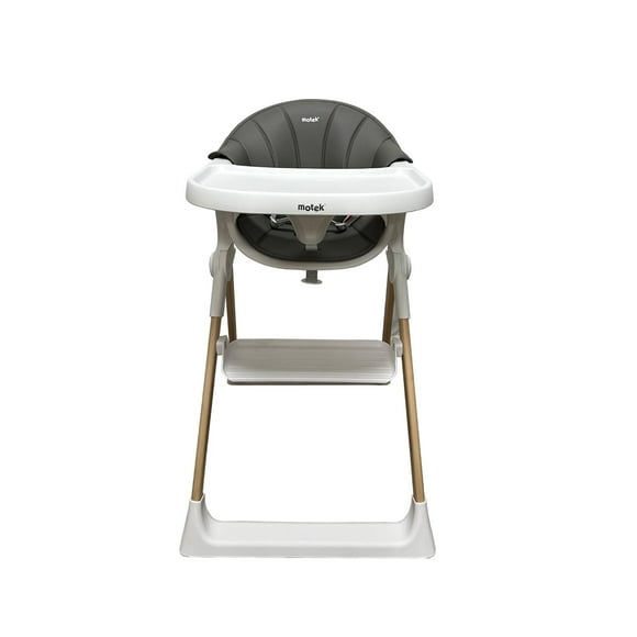 Silla Alta Periquera Motek Omy de Madera Cobertor Plegable gris