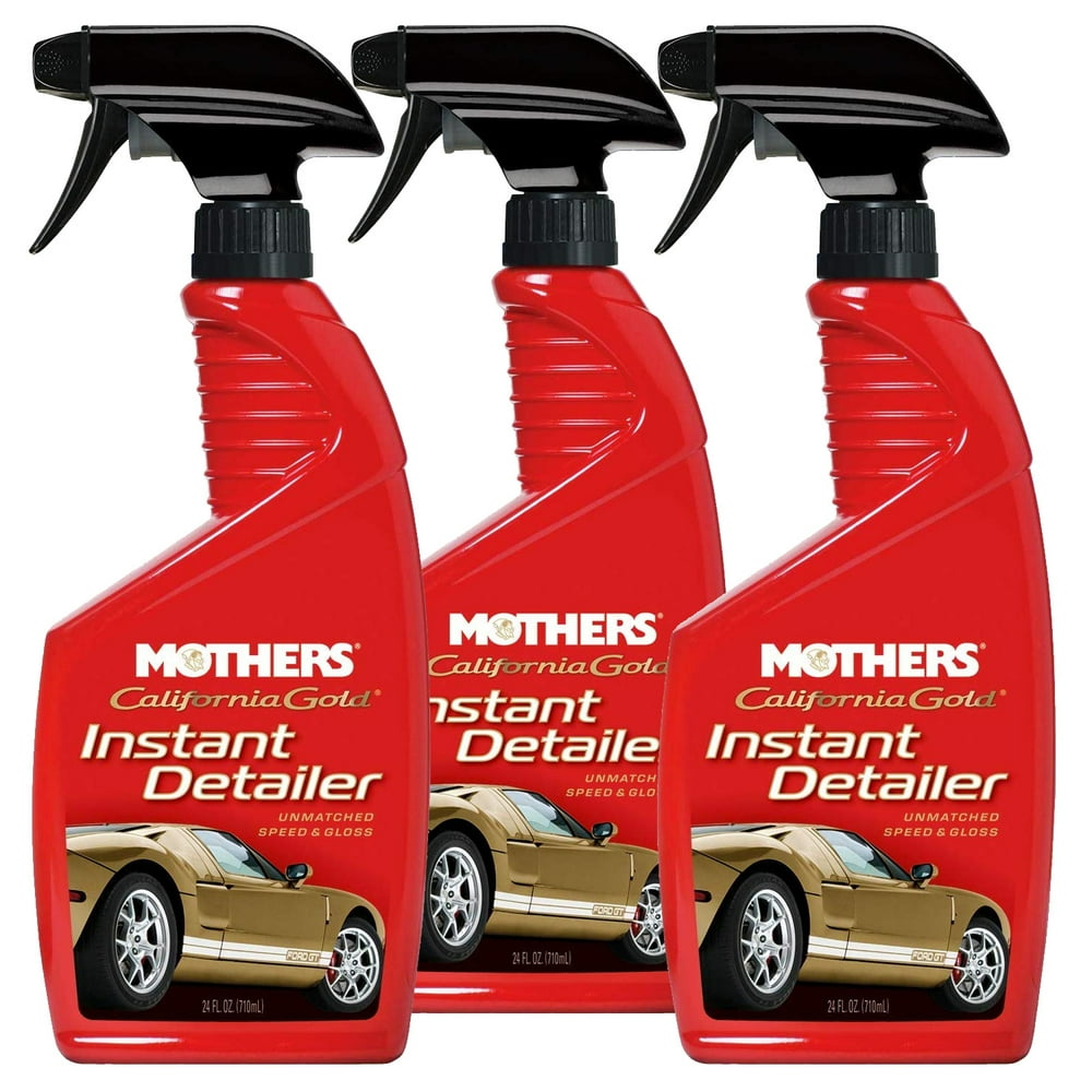 Mothers Instant Detailer Spray Exterior Car Detailer, 24 oz. (3Pack