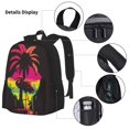 thumbnail image 3 of Balery Flamingo And Palm Trees At Sunset Mochila Escolar 3 en 1 para Niños - Mochila Resistente con Lonchera Térmica y Estuche - Mochila Escolar para Niños y Niñas, 3 of 7