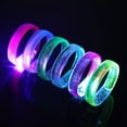 thumbnail image 7 of K-KED 1pc Neon Light Up Bracelet Toys Luminous Wristbands LED Light Up Bracelets-Pink, 7 of 7