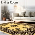 thumbnail image 2 of ODIKA 2'x3' Machine Washable Non-Slip Area Rug, Luxurious Damask Paisley Heritage High Traffic Rug, Beige, 540596, 2 of 7