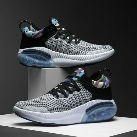 

Air Cushion Couples Sneakers Unisex Light Breathable Running Comfortable Mesh White Walking Shoes Women Tenis Masculino