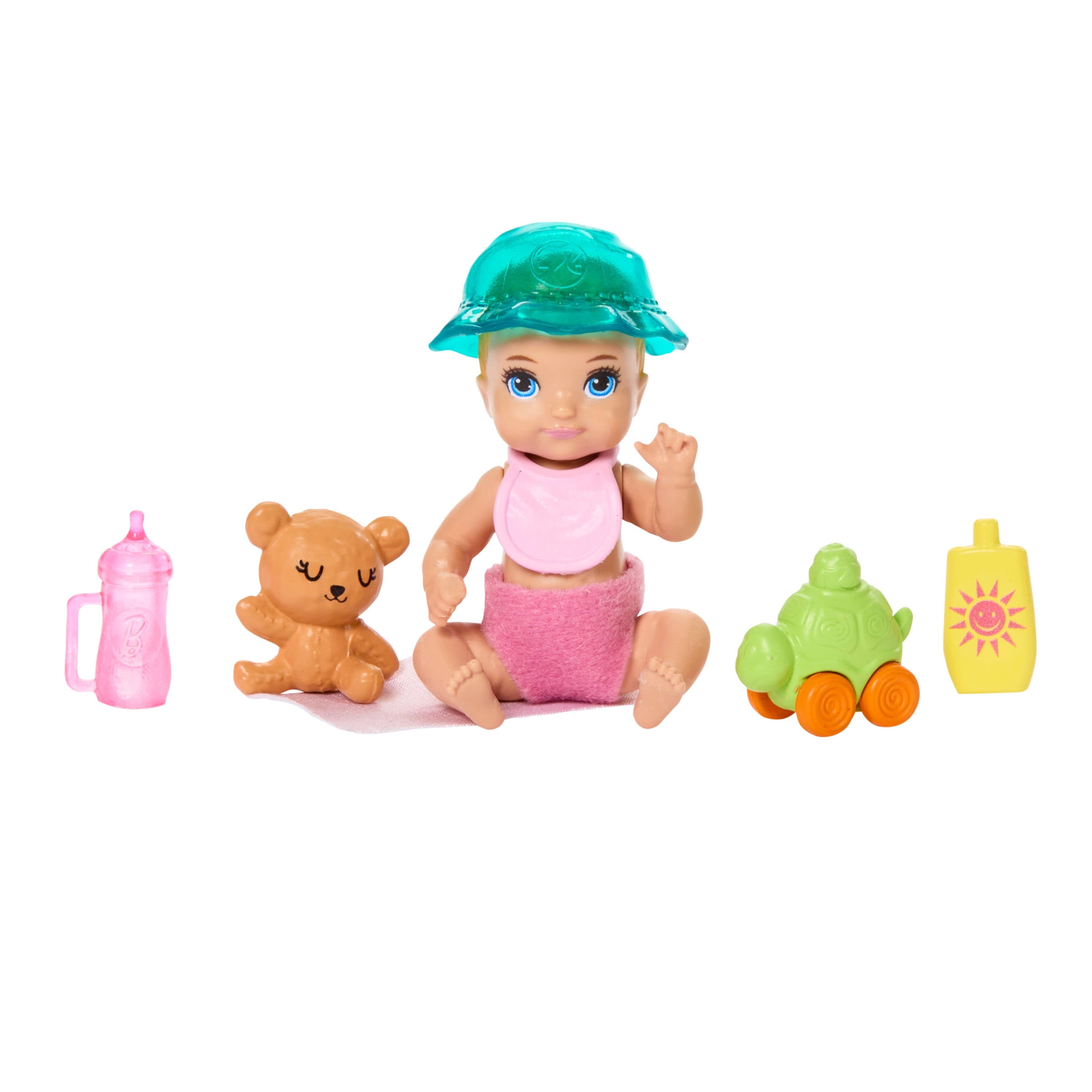Barbie Skipper Babysitters Inc. Playset with Skipper Doll, Baby Doll, Stroller & 7 Accessories