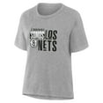 thumbnail image 2 of Women's Gray Brooklyn Nets Noches Training T-Shirt, 2 of 3