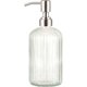thumbnail image 1 of Dispensador de jabón de vidrio, diseño elegante para cocina o baño, mayor capacidad 400 ml, saludable, seguro y reutilizable, color transparente, 1 of 5