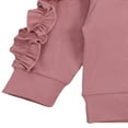 thumbnail image 4 of PENGXIANG 2PCS Newborn Infant Kids Baby Girls Long Sleeve Ruffle Top and Pants Fall Winter Outfits Red 18-24 Months, 4 of 6