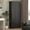Black A, variant on 2 Doors Metal Storage Cabinet Kitchen Pantry Cabinet With Adjustable Shelves Tall Steel Cabinet Locker For Kitchen, Living Room, Dining Room and Office