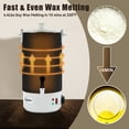 thumbnail image 4 of TCFUNDY Wax Melter for Candle & Soap Making, 10L Extra Large Electric Wax Melting Pot with Easy Pour Spout & Adjustable Temperature, Suitable for Candles, Soaps, Creams, Lip Balms, and More, Black, 4 of 11