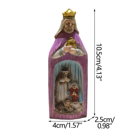 

Easter Was Born Desktop Decoration Religious Scene Cloak Bookshelf Style Crafts Home Garden Forest Study Decoration