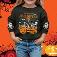 thumbnail image 2 of NordicNest Girls Casual Halloween Print Pullover Hoodie Soft Comfortable Kids Sweatshirt Stylish Cute Fall Outfit For Toddler And Youth Baby Boy Jackets 12-18 Months, 2 of 4