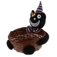 thumbnail image 2 of Canasta de almacenamiento Yotijar calabaza de Halloween Cesta de mimbre de caramelo, 2 of 10