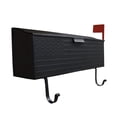 thumbnail image 4 of Black American Flag Metal Wall Mounted Mailbox with Hangers, 4 of 6