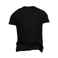 thumbnail image 2 of Men's Casual T-Shirt with Trendy Letter Print - Crew Neck, Short Sleeve, Stretch Fabric for Spring/Summer/Fall Tee For Adult, Men, Women, Teen, Teenager, Adolescent, Youth, 2 of 6