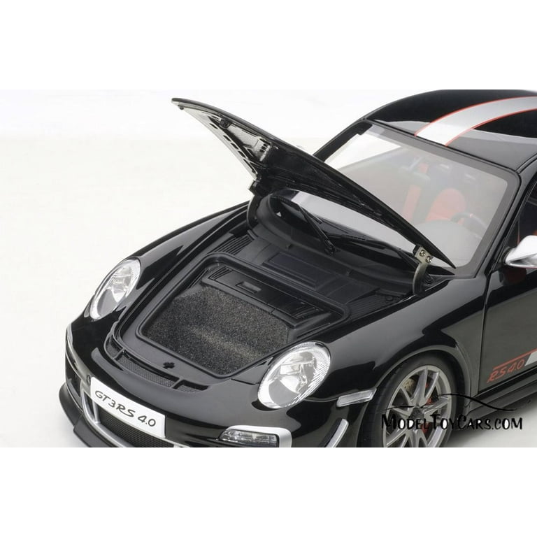 Porsche 911 (997) GT3 RS 4.0, Black w/ Stripe - AutoArt 78146 - 1