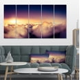 thumbnail image 1 of Blue Sky over Clouds Panorama - Landscape Canvas Art Print, 1 of 3