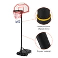 thumbnail image 5 of enyopro Basketball Hoop for Kids, Outdoor Portable Basketball Hoop, 62.99" - 82.77"(5.25ft - 6.9ft) Adjustable Height Basketball Goals , Mini Basketball Stand System with 28" PP Backboard, JA1025, 5 of 9