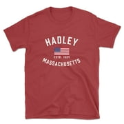 Hadley Massachusetts Patriot Men's Cotton T-Shirt