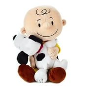 Hallmark Peanuts Plush (Charlie Brown and Snoopy Hugging), 8.75"