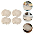 thumbnail image 4 of ACDANC 4pcs Oval Banneton Proofing Basket for Sourdough Bread, 4 of 7