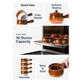 thumbnail image 3 of Juego de 4 tazones para sopa LE TAUCI, cebolla francesa, 470 ml, cerámica con tapa, 3 of 7